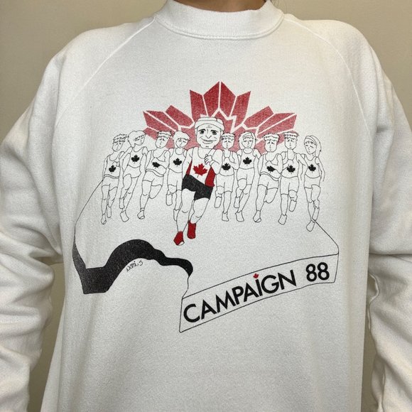 XL - Vintage 1988 Canada Marathon Crewneck - Picture 4 of 4